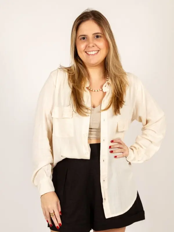 CAMISA MARTA (AREIA)